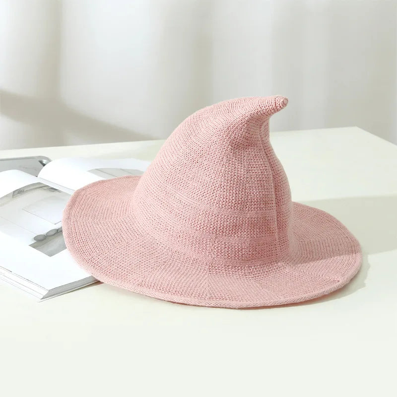 Witch Hat Warm Wool for Women Party Decor Wizard   Cosplay Costume     Halloween