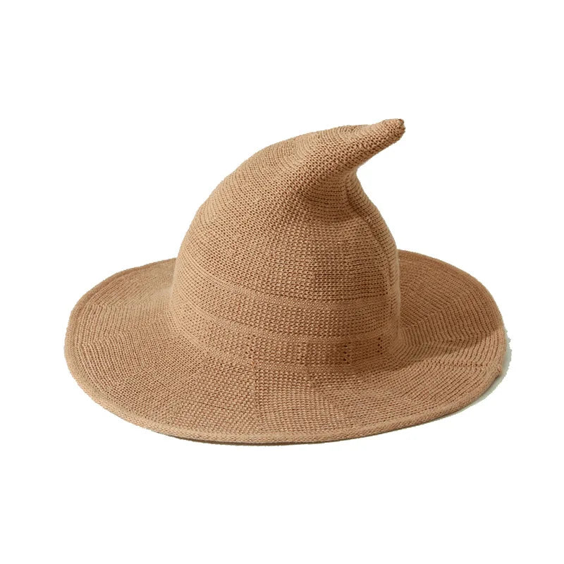 Witch Hat Warm Wool for Women Party Decor Wizard   Cosplay Costume     Halloween
