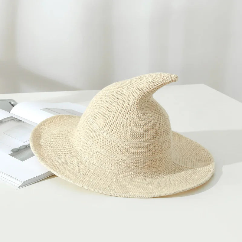 Witch Hat Warm Wool for Women Party Decor Wizard   Cosplay Costume     Halloween