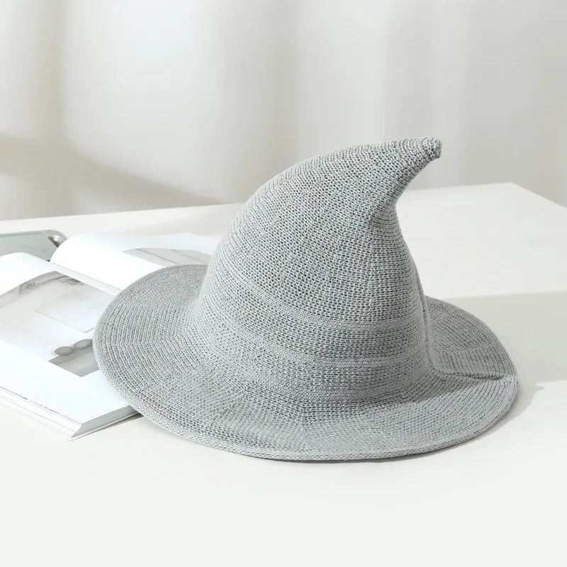 Witch Hat Warm Wool for Women Party Decor Wizard   Cosplay Costume     Halloween