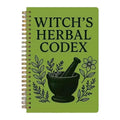 Witch's Herbal Codex - Magical Herb Guide Book Occult Pagan Witchcraft Reference Witch Herbal Notebook