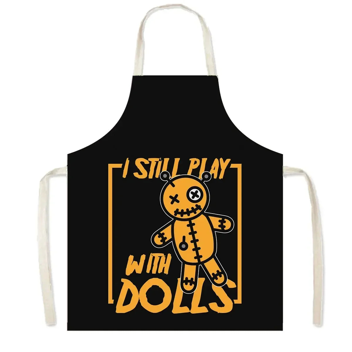 Witch Women Print Kitchen Apron Witchcraft Halloween Cooking Apron for Nail Salons BBQ Chef Waiter Household Cleaning Pinafore