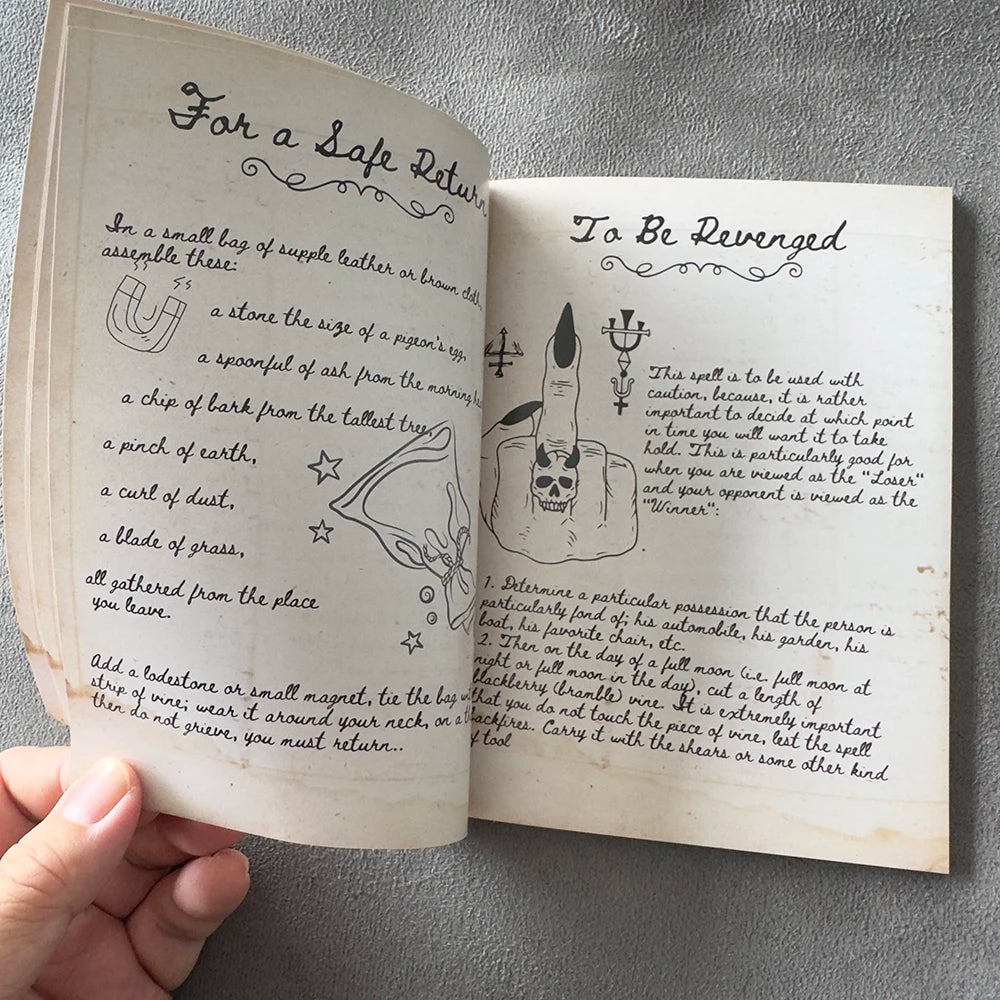 Old Witch Spells Bundle 49 Spells Cards 66 Pages of Old Witchcraft Handwritten Magick Book of Shadows or Grimoire Charms Potion