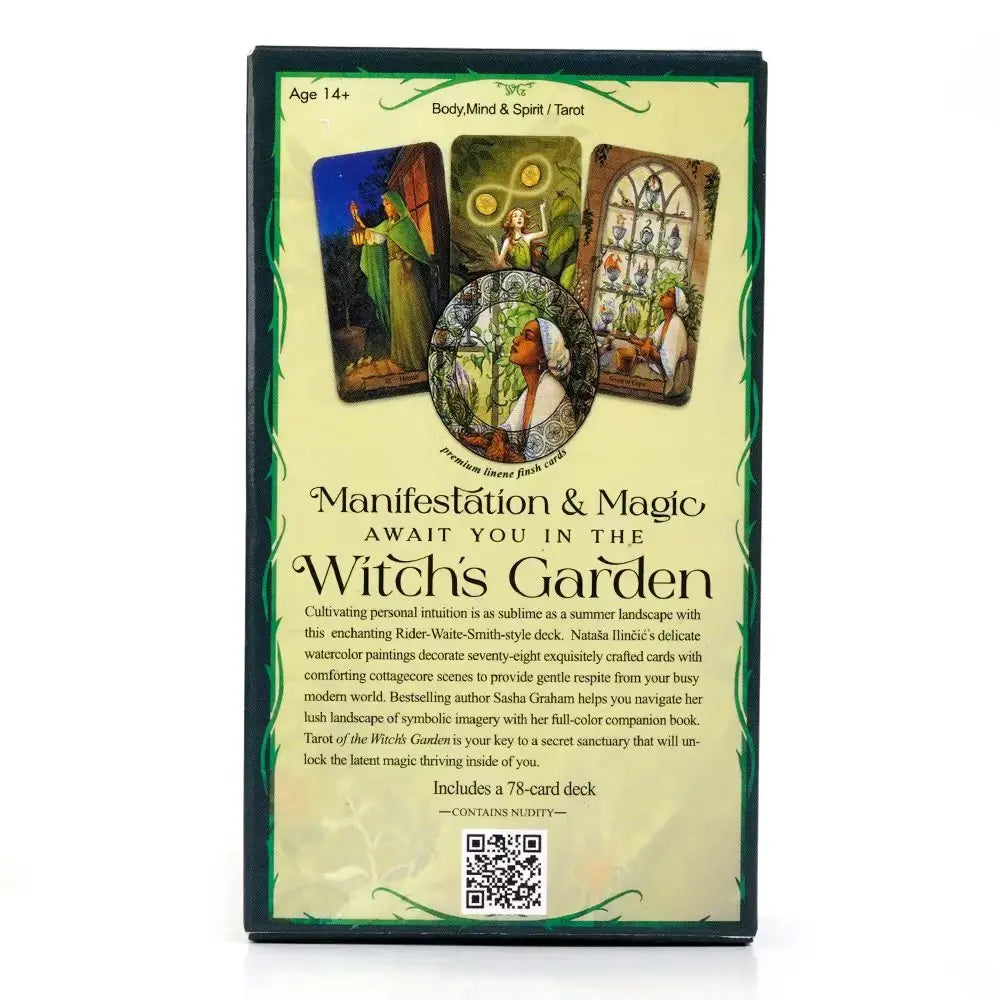Witch's Garden Tarot Decks High Quality Divination Board Games Party Entertainment Games Tarot Cards Decks Divination Party Play