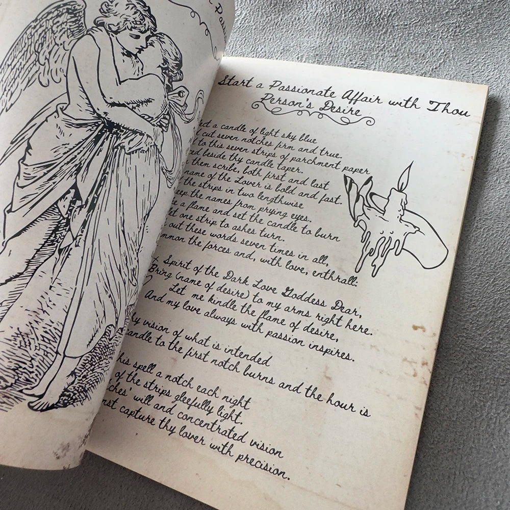 Old Witch Spells Bundle 49 Spells Cards 66 Pages of Old Witchcraft Handwritten Magick Book of Shadows or Grimoire Charms Potion