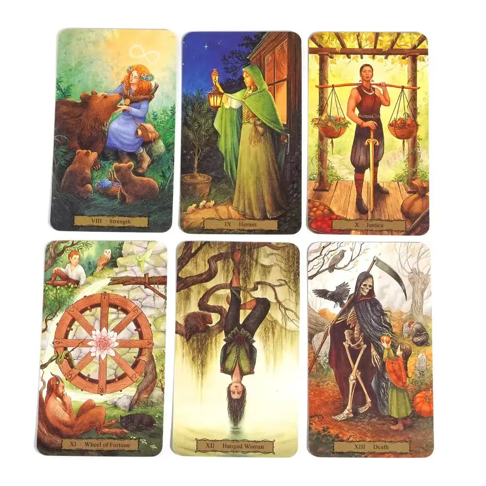 Witch's Garden Tarot Decks High Quality Divination Board Games Party Entertainment Games Tarot Cards Decks Divination Party Play
