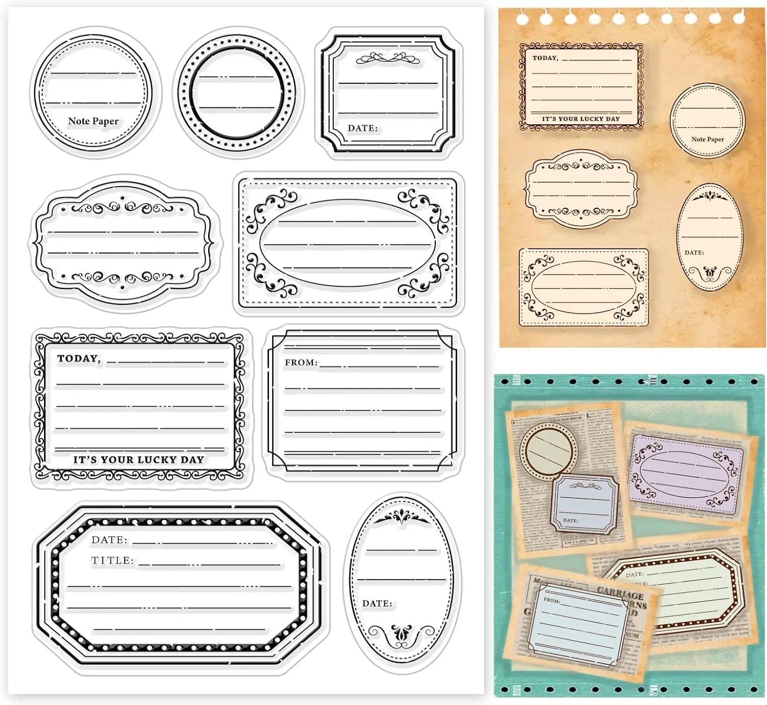 Witchcraft Magical Clear Stamps for DIY Scrapbooking Journals Decorative Cards Making Magic Ball Kitten Fantasy Silicone Clear