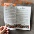 50 Pages Grimoire Witchcraft Spell Book Wicca Magic Guidebook with Spell Jars Ritual Bowls Crystal Witch Spells